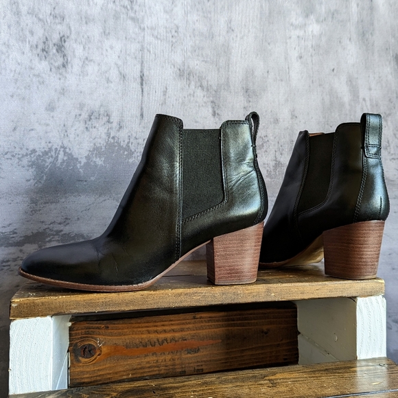 Madewell The Regan pull-on ankle boots in Black, size 9.5 - Picture 3 of 12